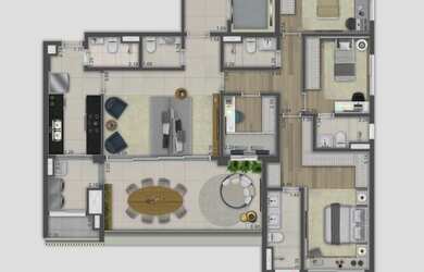 Imagem 2: APARTAMENTO RESIDENCIAL em São Paulo - SP, Brooklin Paulista