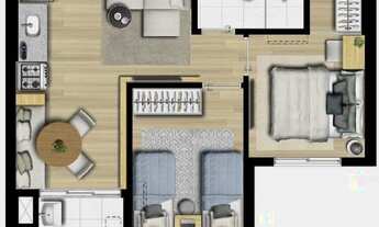 Imagem 3: 2 dormitórios na Avenida Maquês De São Vicente