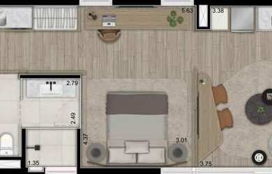 Imagem 6: 1 dormitório na Rua Dona Elisa De Moraes Mendes