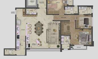 Imagem 5: 4 dormitórios na Rua Carlos Lima Morel