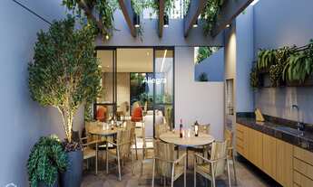 Imagem 2: Apartamentos com varanda de 37m² (1 suíte), 73m² (2 dormitórios, sendo 1 suíte) e 115m²