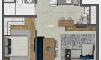 Imagem 3: Área Privativa dos Aptos: 44m², 33m² e 24m² Área do Terreno: 10003,97 M² Elevadores: 4 por