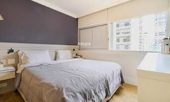 Imagem 5: Com 111 m² de área útil, o apartamento possui três quartos espaçosos, quatro banheiros par