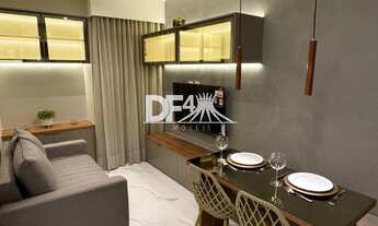 Imagem 2: Studio de 25,47m² foi totalmente reformado com acabamentos de alto padrão, pensado para of