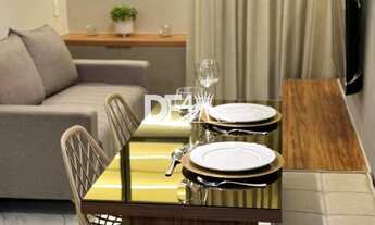 Imagem 4: Studio de 25,47m² foi totalmente reformado com acabamentos de alto padrão, pensado para of