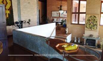 Imagem 2: CASA/ CHÁCARA 840m²/ 7 SUITES À VENDA - PÉ NA ÁGUA - CONDOMÍNIO RECANTO DOS PÁSAROS - JACA