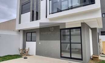 Imagem 2: Sobrado Novo à venda em Curitiba-PR, no bairro Portão! 3 quartos, 1 suíte, 2 salas, 3 banh