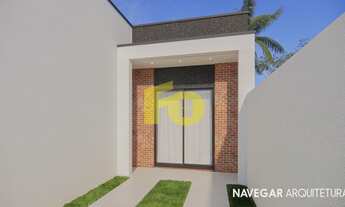 Imagem 2: Casa à venda em Matinhos-PR, bairro Riviera: 3 quartos, 1 sala, 1 banheiro, 2 vagas de gar