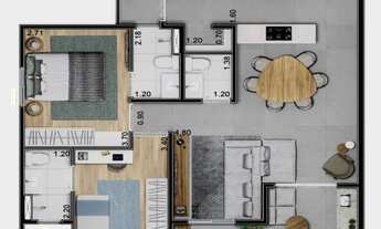 Imagem 4: 3 dormitórios na Rua Antonio Perez Hernandez