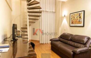 Imagem 3: Apartamento Duplex com 01 quarto na Savassi, mobiliado, 42m², Locação