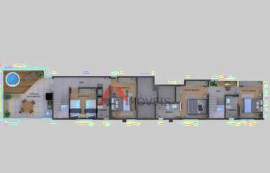 Imagem 7: Àrea Privativa a venda no Jardim América, 111 m², 3 quartos , 2 vagas