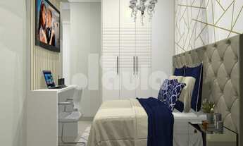 Imagem 4: Cobertura de 100m² à venda em Santo André-SP, bairro Campestre: 2 quartos, 1 suíte, sala