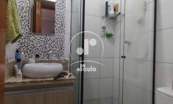 Imagem 7: Apartamento rico em armários com 2 dormitórios, quintal com churrasqueira. Vaga