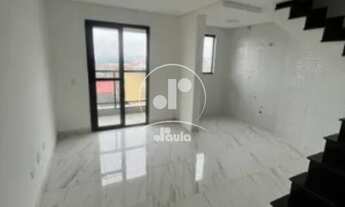 Imagem 1: Cobertura com elevador e 88 m² sendo 44+44 sem condomínio na Cidade São Jorge Santo