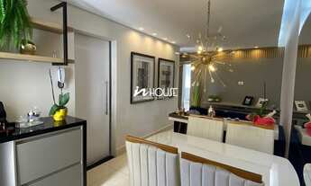 Imagem: Apartamento com três quartos sendo uma