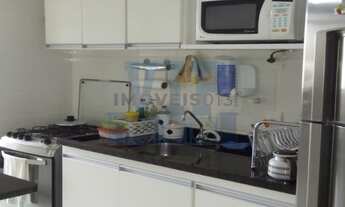 Imagem 3: Apartamento mobiliado para locação com 2 dormitórios sendo 1 suíte no Acqua Play em Santos