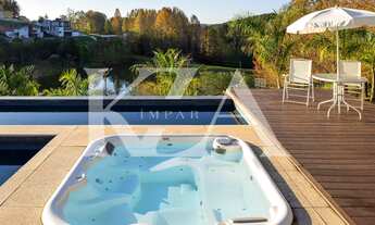 Imagem 5: Fabulosa mansão com lago privativo em terreno de 10.000 m² à venda no Parque dos Manacás e