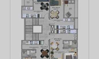 Imagem 3: Apartamento 1 quarto 38m² com vaga à venda no Morretes, Itapema/SC