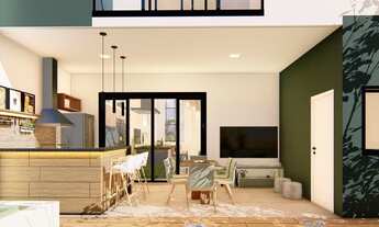 Imagem 3: Sobrado novo para venda com 4 suítes e piscina no Mosaico Essence em Mogi