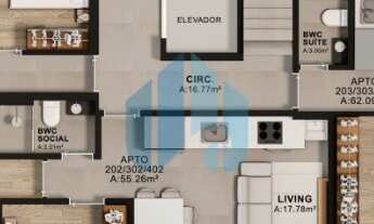 Imagem 4: Belos Apartamentos a Poucos Passos da Praia, em Região Nobre da Praia do Meio, , Residenci