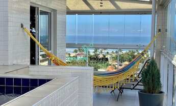 Imagem 6: Cobertura Penthouse Mobiliada 3 Dorm sendo 1 Suíte com Vista Frontal para o mar em Be