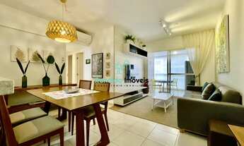 Imagem 1: Lindo Apartamento Mobiliado pé na areia 3 dorm sendo 2 suítes no Centro de Bertioga com