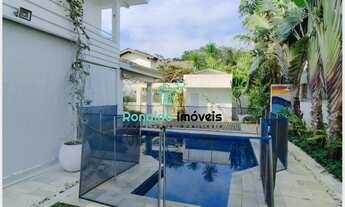 Imagem 2: Belíssima Casa Ampla em 2 lotes de Alto padrão 5 suítes no Hanga Roa em Bertioga, Op