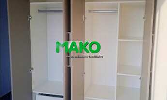 Imagem 3: APARTAMENTO NOVO 1 DORMITÓRIO COM ARMÁRIO, SENDO 1 SUÍTE COM ARMÁRIO, COM VARANDA FECHADA