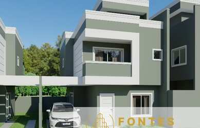 Imagem 5: Sobrado novo 3 dormitórios, sendo ,1suite, sala ampla, cozinha, 3 vagas de garagem , 3 ban