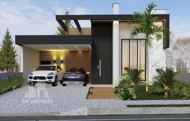 Imagem 2: RR0175D CASA A VENDA 190m² JARDIM RECANTO DAS ÁGUAS - OPORTUNIDADE - 3 Suítes 2 Vagas - N