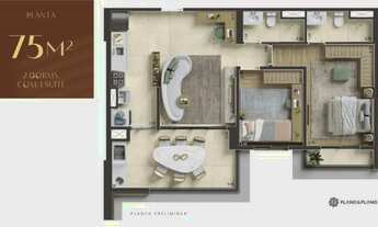 Imagem: RR7911 Apartamento 75m² CONDOMÍNIO NID