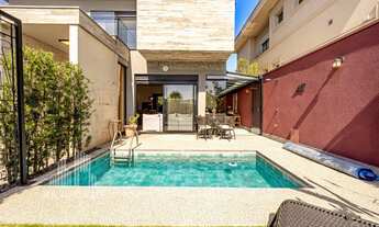 Imagem 4: RR8504 Casa 330m² CONDOMÍNIO GENESIS I - OPORTUNIDADE - 4 Suítes 4 Vagas - Santana de Parn