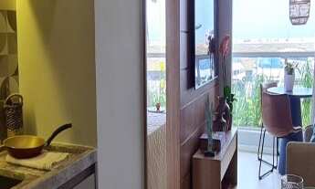 Imagem 2: SMART CORSÁRIO Apartamento tquarto e sala com varanda com vista mar permanente a venda na