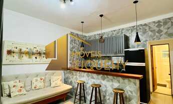 Imagem 4: Apartamento de 1 quarto com suíte e vaga de garagem em condomínio no Sertão do Juquehy, Sã