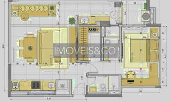 Imagem 2: Apartamento MOBILIADO à venda em SP: 1 quarto, 1 suíte, 2 vagas na Cidade Monções - 68m² d