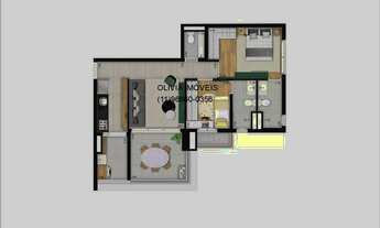 Imagem 7: Imperdível: Apartamento à venda em Perdizes, São Paulo-SP, com 2 quartos, 1 suíte, sala, 3