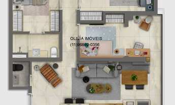 Imagem 6: Imperdível: Apartamento à venda em São Paulo-SP, no Jardim das Acácias, com 3 quartos, 2 s