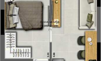 Imagem 6: Apartamento à venda em Indianópolis, São Paulo-SP: 1 quarto, 1 suíte, 1 sala, 1 banheiro