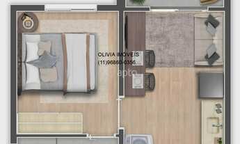 Imagem 5: Apartamento comercial à venda em Santo Amaro, São Paulo-SP: 1 quarto, 1 banheiro, 21m² de