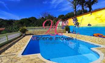 Imagem 2: Chácara luxuosa à venda em Jarinu-SP, bairro Caioçara: 4 quartos, 1 suíte, 2 salas, 3 banh