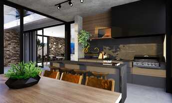 Imagem 2: Sobrado Médio Alto Padrão 3 Suítes em Condomínio no Urbanova - Alphaville