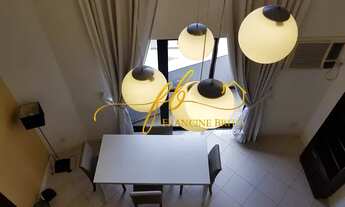 Imagem 2: Flat Mobiliado com pé direito duplo Jd aquarius Sjc