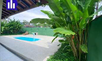 Imagem 2: Casa em Ubatuba, praia, natureza e comodidade com 3 dormitórios, na região central