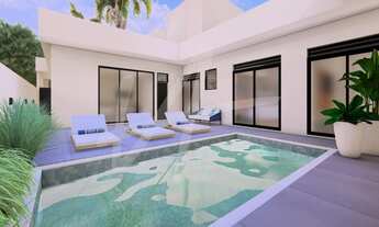 Imagem 7: Casa Térrea com Piscina à Venda no Santorini Residencial Club, em Paulínia-SP! Venha Confe