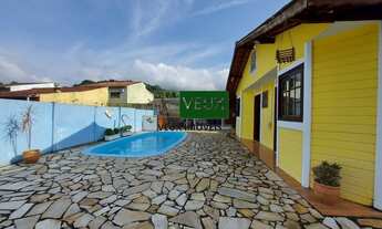 Imagem 4: Casa com 4 quartos piscina e varanda gourmet em condomínio a venda Massaguaçu Caraguatatub