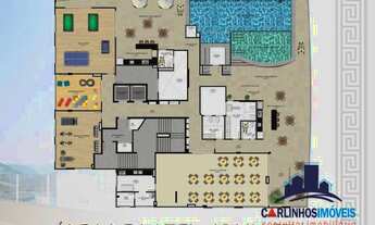 Imagem 7: Empreendimento ILHA DE CRETA, 2 ou 3 quartos, Área de lazer completa, na Praia do Morro em