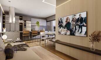 Imagem 3: Apartamento com 1 suite mais dois quartos, 2 vagas de garagem, 103 m2 privativos, na prai