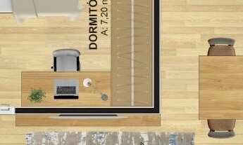 Imagem 7: Apartamento em construção à venda - 1 suíte + 1 quarto - bairro Bom Retiro, divisa com Sag