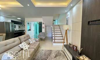 Imagem 3: Sobrado geminado com piscina à venda - 3 quartos, sendo 1 suíte com ampla sacada - bairro