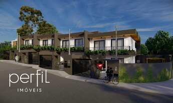 Imagem 2: Sobrado geminado em construção a venda com três quartos sendo uma suíte no bairro Costa e